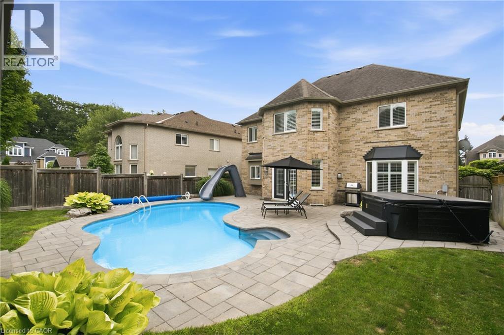 150 Davidson Boulevard, Dundas, ON - Outdoor With In Ground Pool With Deck Patio Veranda With Backyard With Exterior