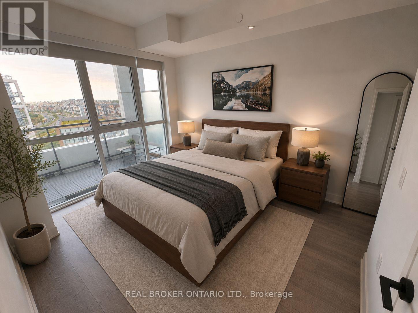 608 - 50 George Butchart Drive, Toronto, ON - Indoor Photo Showing Bedroom