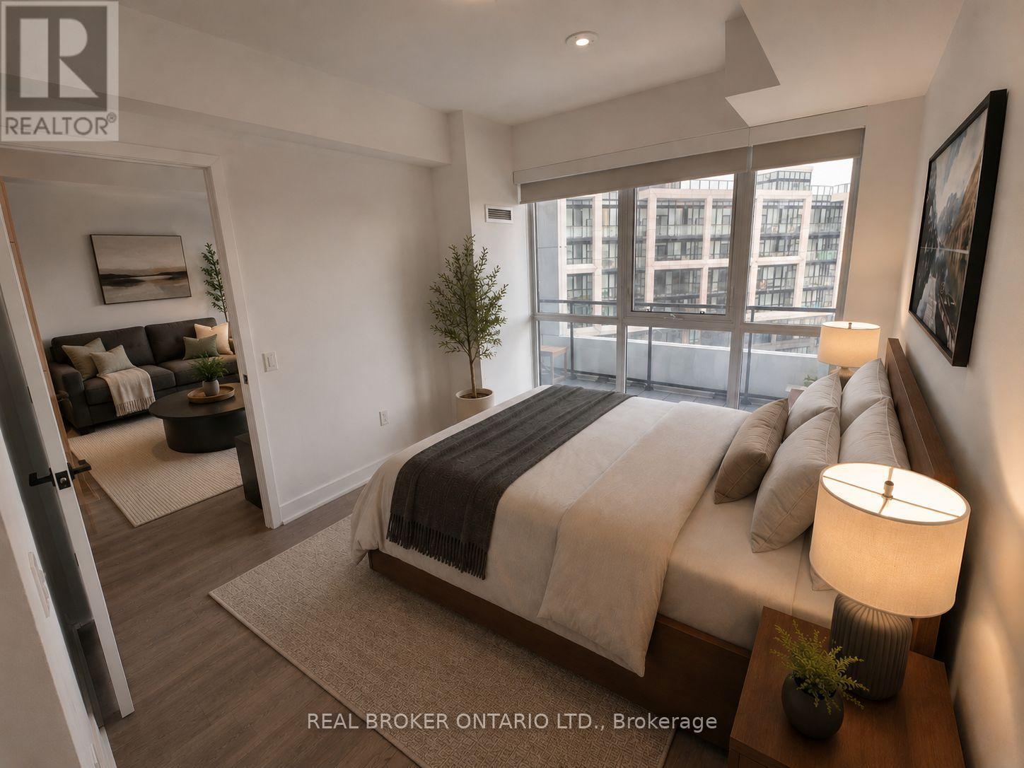 608 - 50 George Butchart Drive, Toronto, ON - Indoor Photo Showing Bedroom