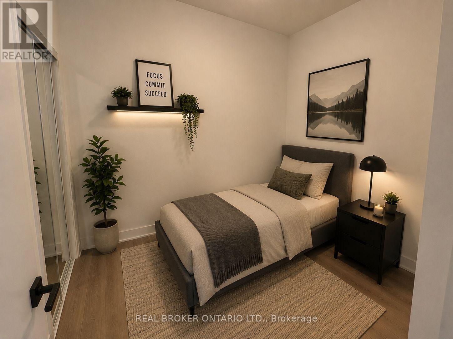 608 - 50 George Butchart Drive, Toronto, ON - Indoor Photo Showing Bedroom