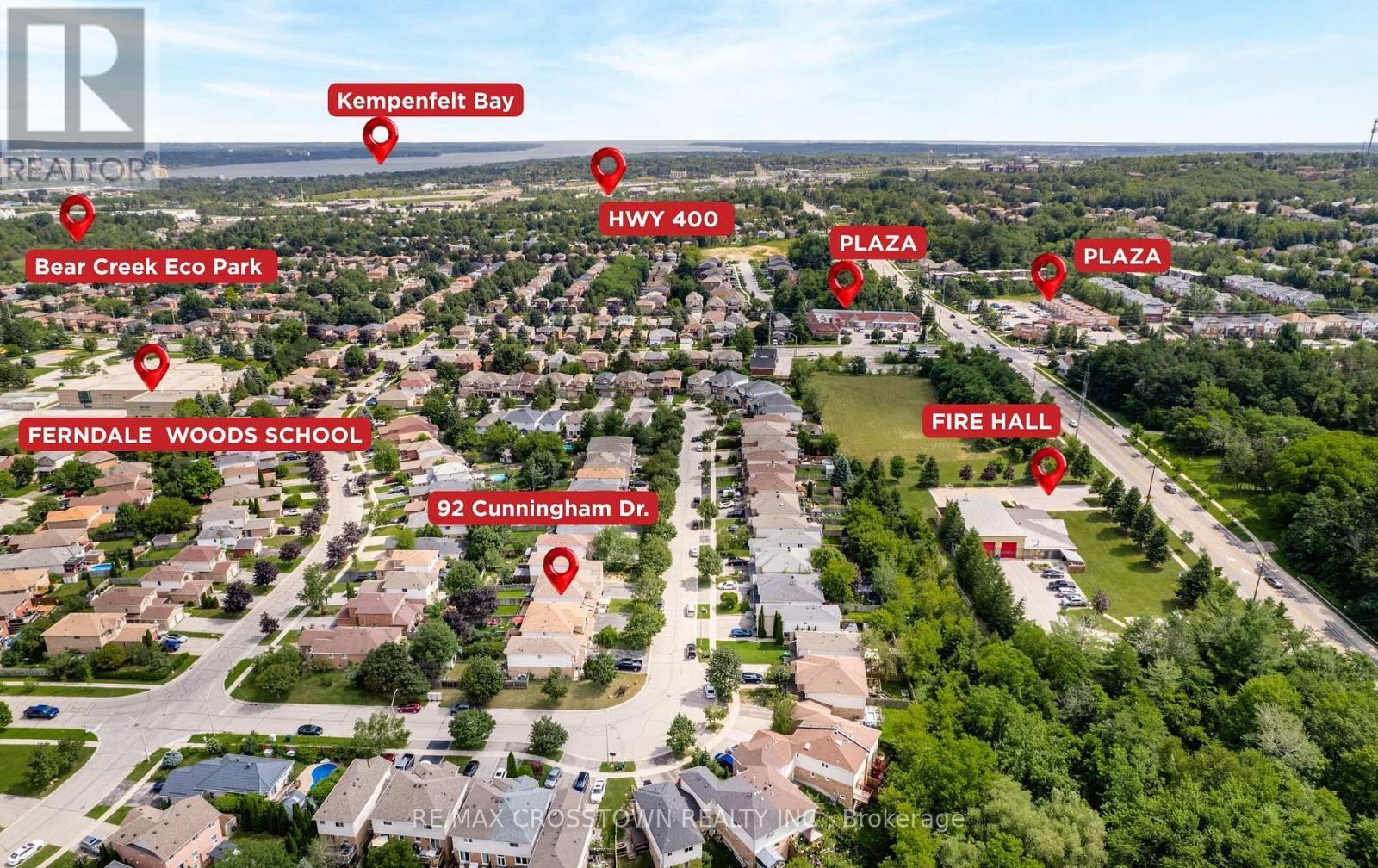 92 Cunningham Drive, Barrie, ON - Outdoor With View