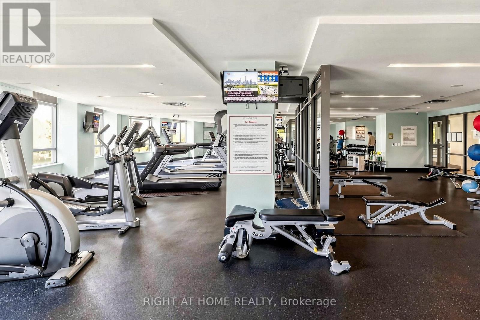 109 - 225 Sherway Gardens Road, Toronto, ON - Indoor Photo Showing Gym Room