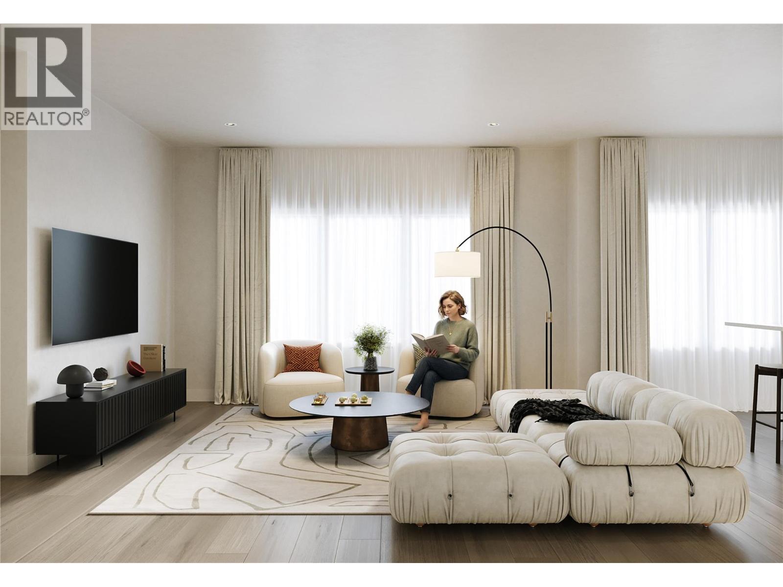 Interior Rendering - 430 Arrowleaf Rise, Coldstream, BC - Indoor Photo Showing Living Room