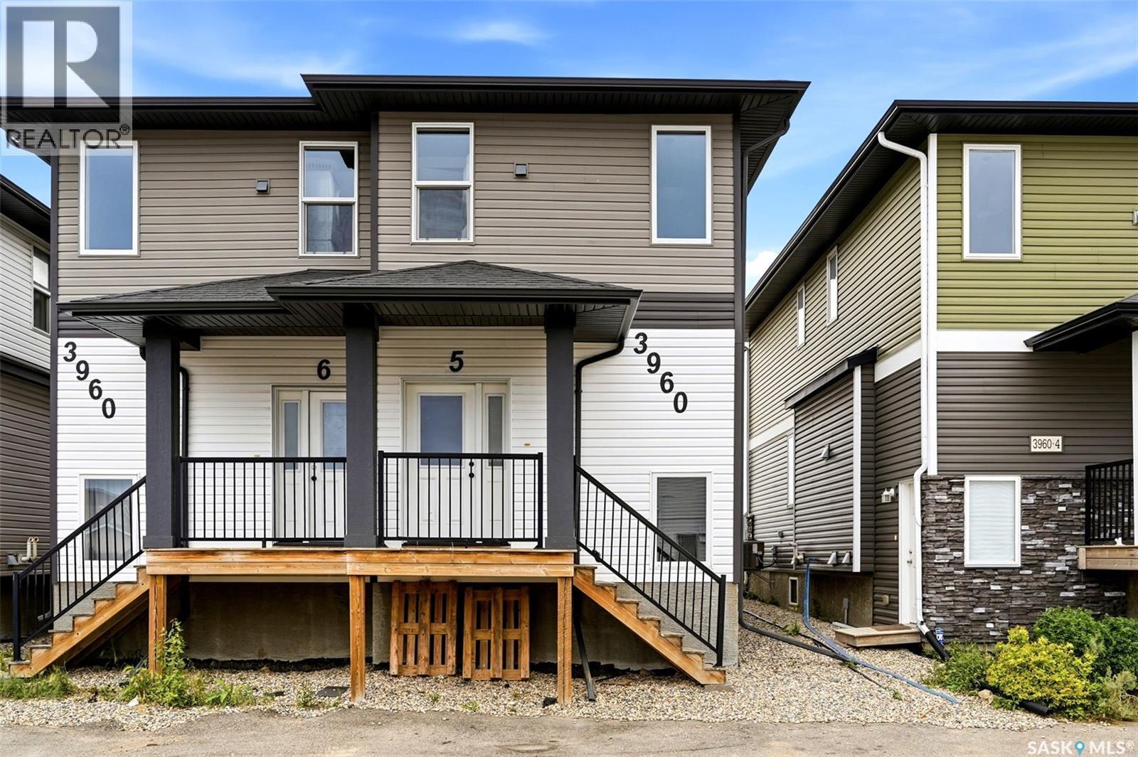 5 3960 7Th Avenue E, Regina, SK - Outdoor With Deck Patio Veranda With Exterior