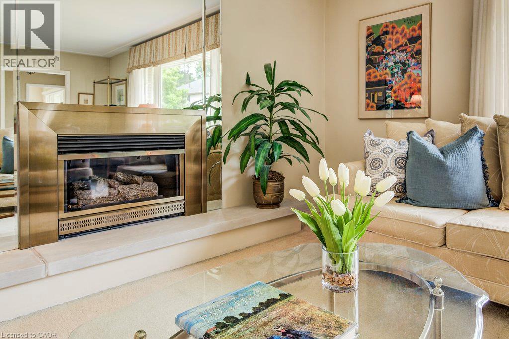 Living room - 97 Somerset Crescent, Waterloo, ON - Indoor With Fireplace