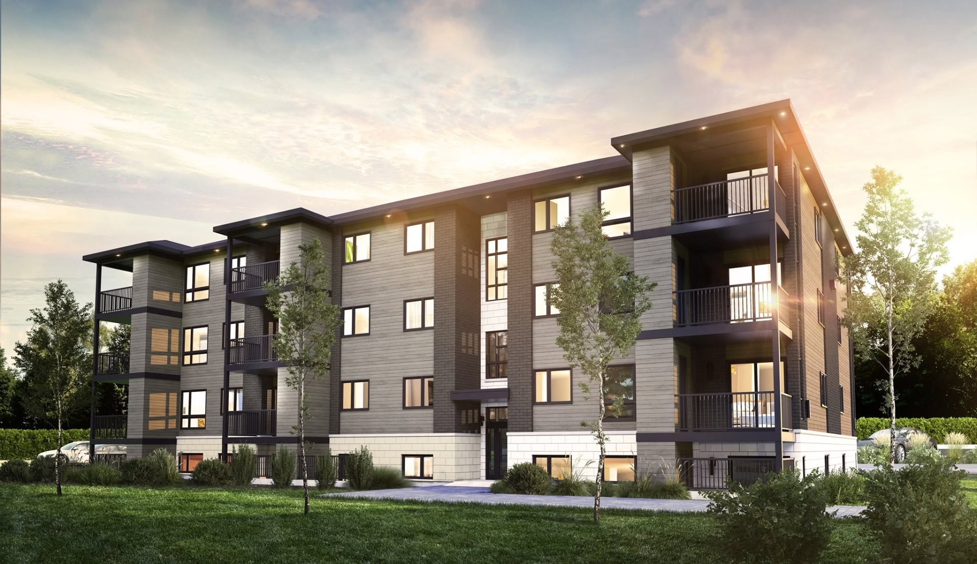 Overall view - 304-300 Rue Du Grenoble, Lachute, QC - Outdoor With Facade
