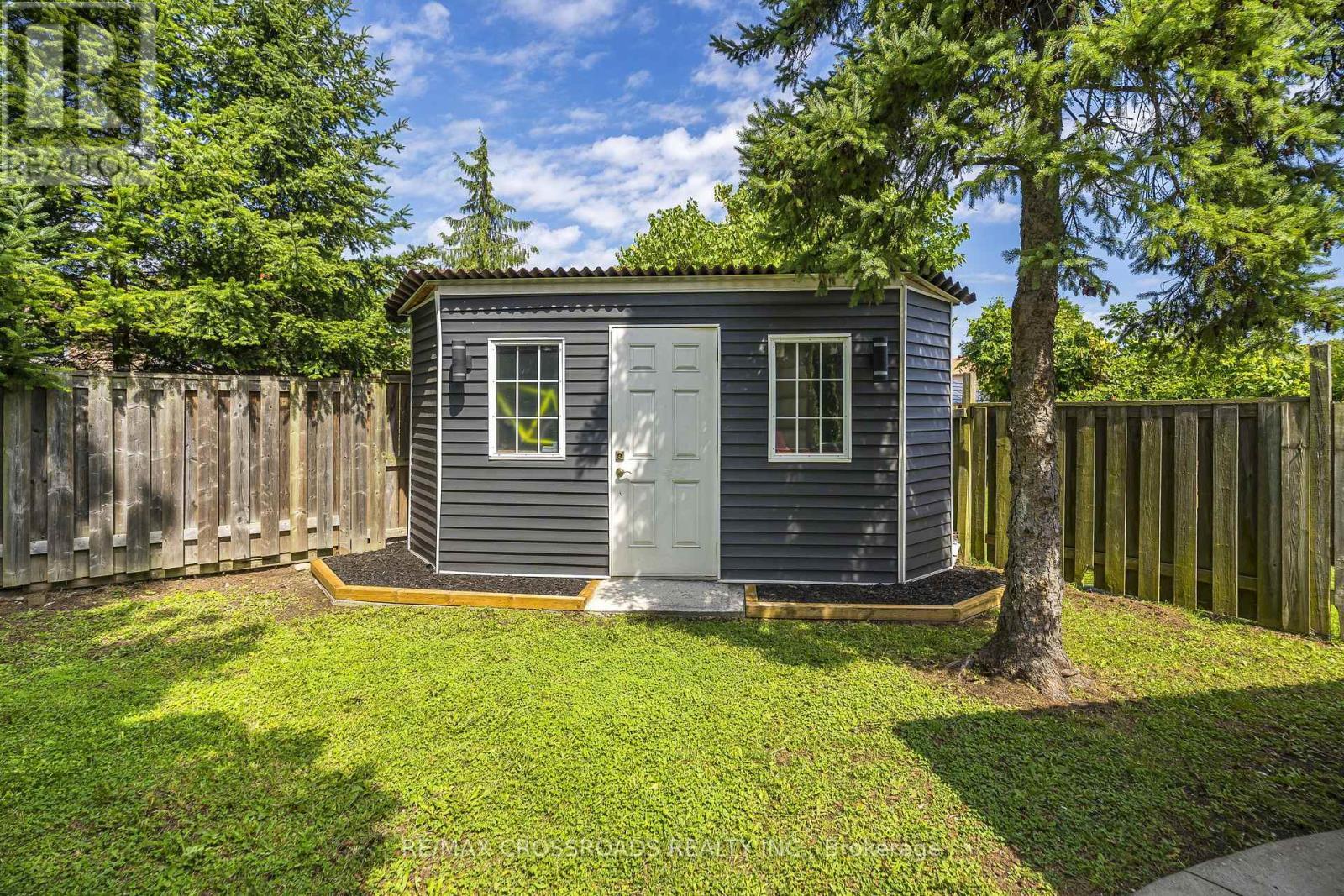 Solid Shed with Bonus Electrical - 655 Dodsworth Crescent, Mississauga, ON - Outdoor