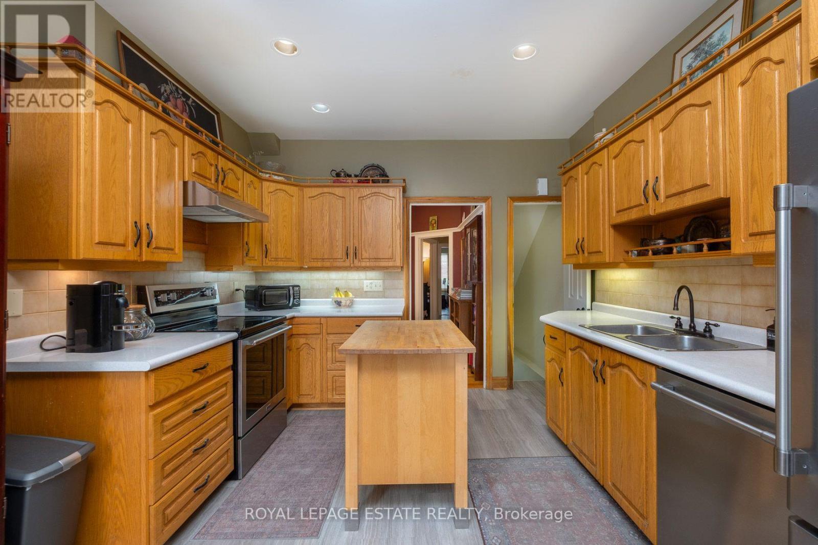 57 Herbert Avenue, Toronto, ON - Indoor Photo Showing Kitchen With Double Sink