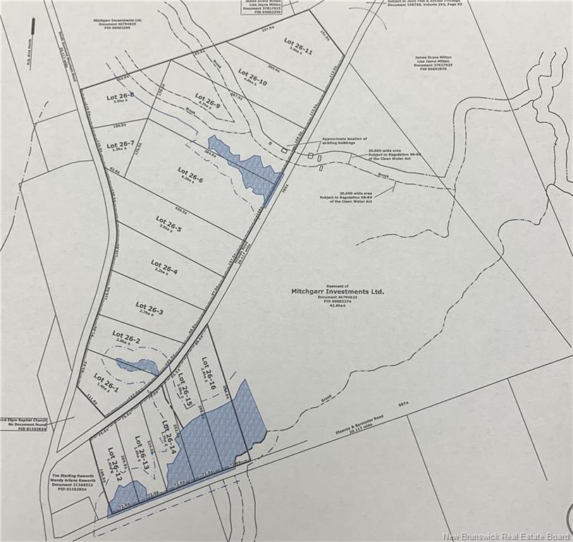 Lot 26-16 Hillside, Elgin, NB