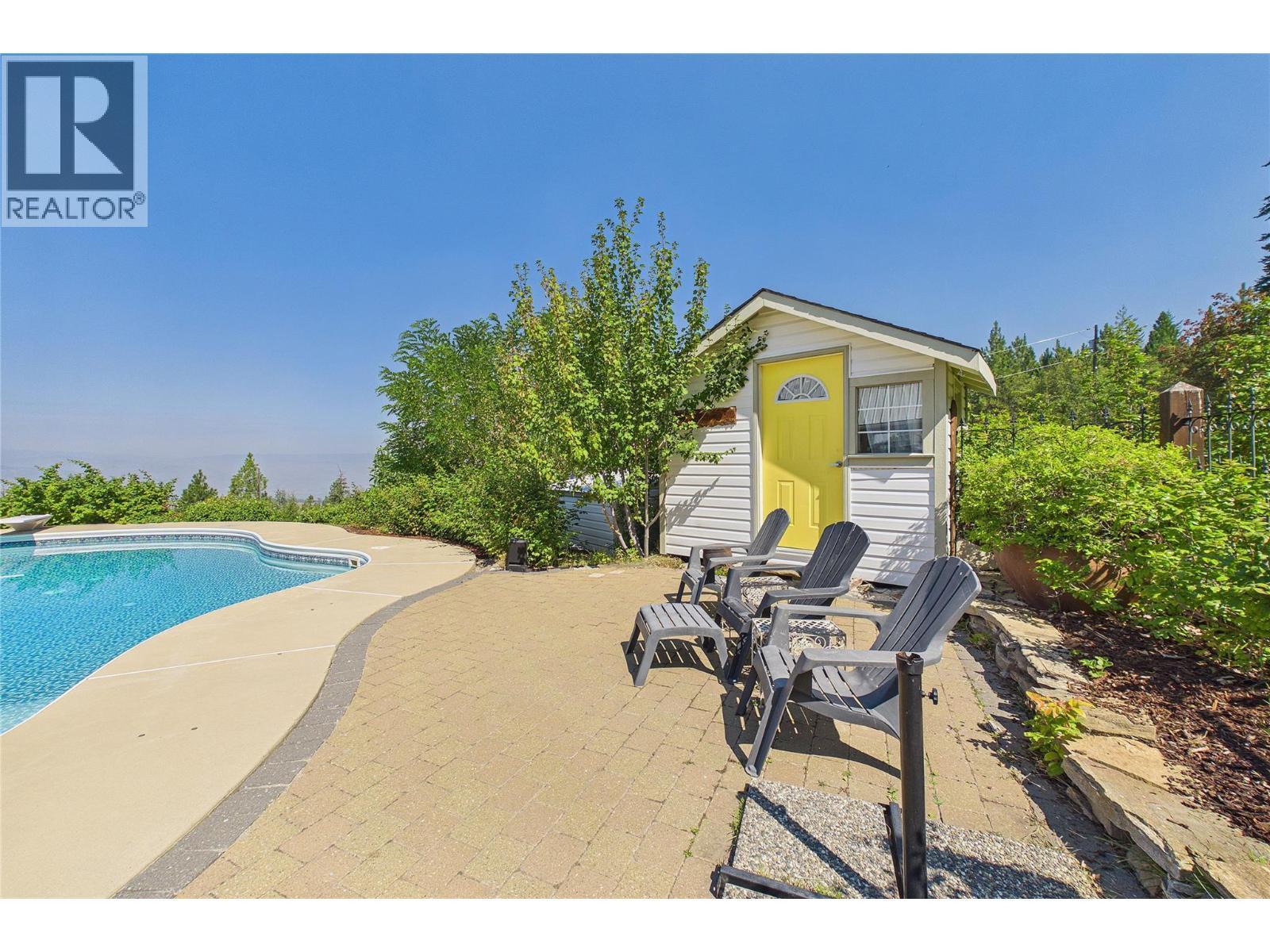 114 Bear End Road, Penticton, BC - Outdoor With In Ground Pool
