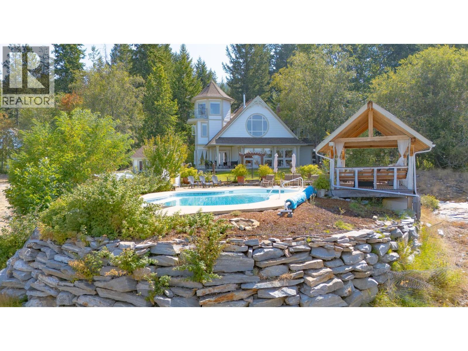 114 Bear End Road, Penticton, BC - Outdoor With In Ground Pool With Deck Patio Veranda