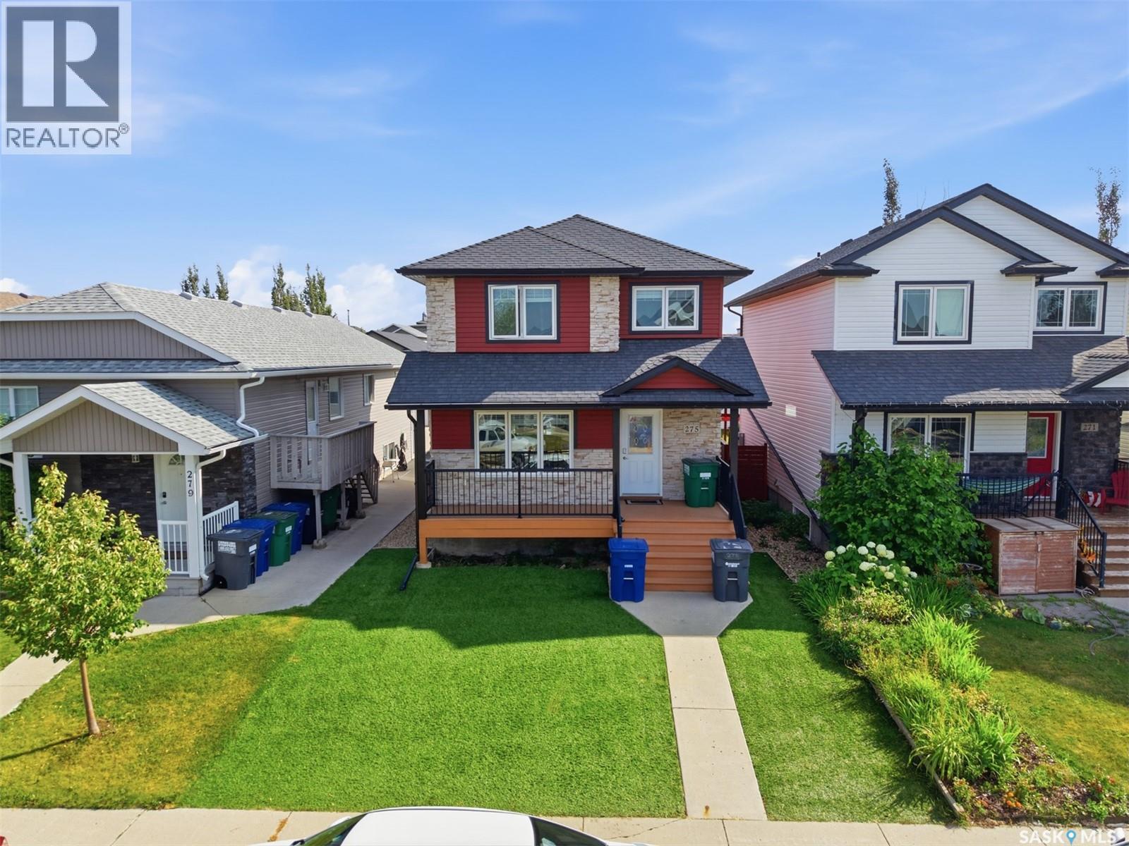 275 Wyant Lane, Saskatoon, SK - Outdoor With Deck Patio Veranda With Facade