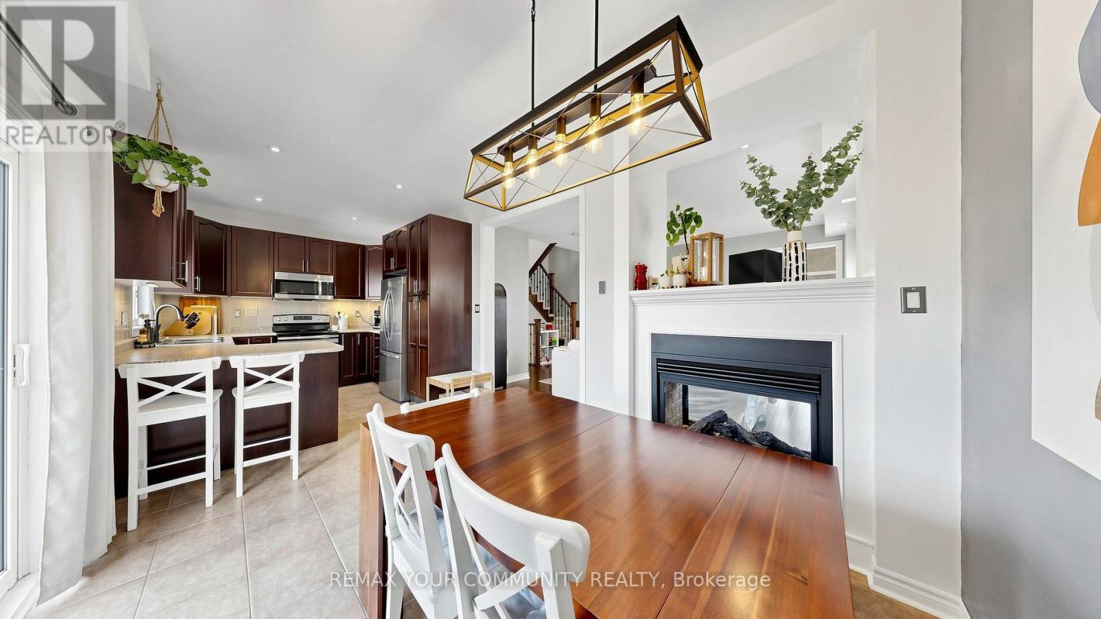 51 Shuttleworth Drive, Clarington, ON - Indoor With Fireplace