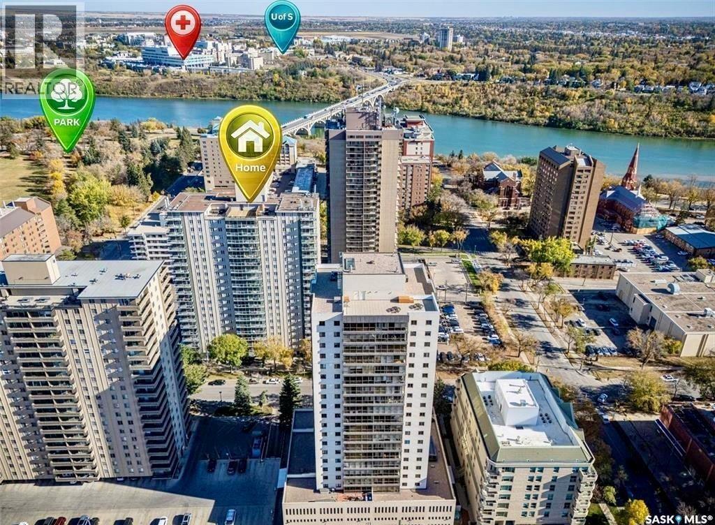 902 320 5Th Avenue N, Saskatoon, SK - Outdoor With Body Of Water With View