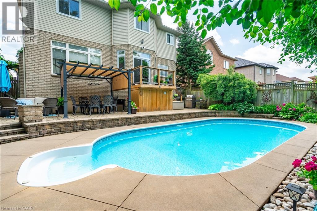 26 Shadetree Crescent, Stoney Creek, ON - Outdoor With In Ground Pool With Deck Patio Veranda