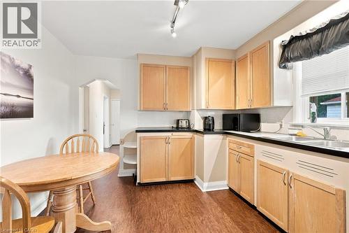 299 West 5Th Street, Hamilton, ON - Indoor Photo Showing Kitchen With Double Sink