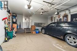 Concrete flooring with a built-in garage door opener - 