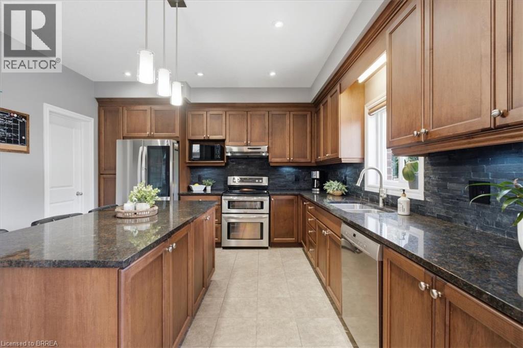 14 Mcqueen Drive, Paris, ON - Indoor Photo Showing Kitchen With Stainless Steel Kitchen