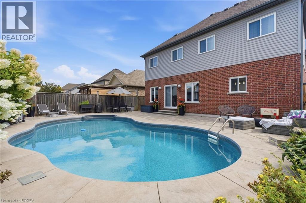 14 Mcqueen Drive, Paris, ON - Outdoor With In Ground Pool With Deck Patio Veranda