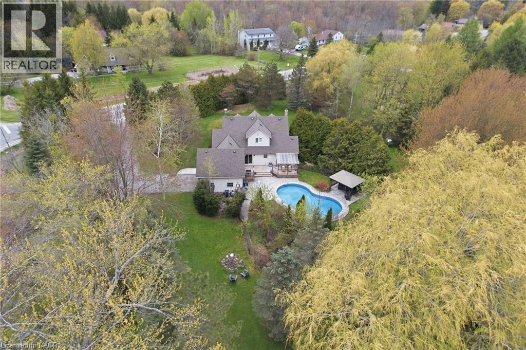 2000 15 Side Road, Milton, ON - Outdoor With In Ground Pool With View