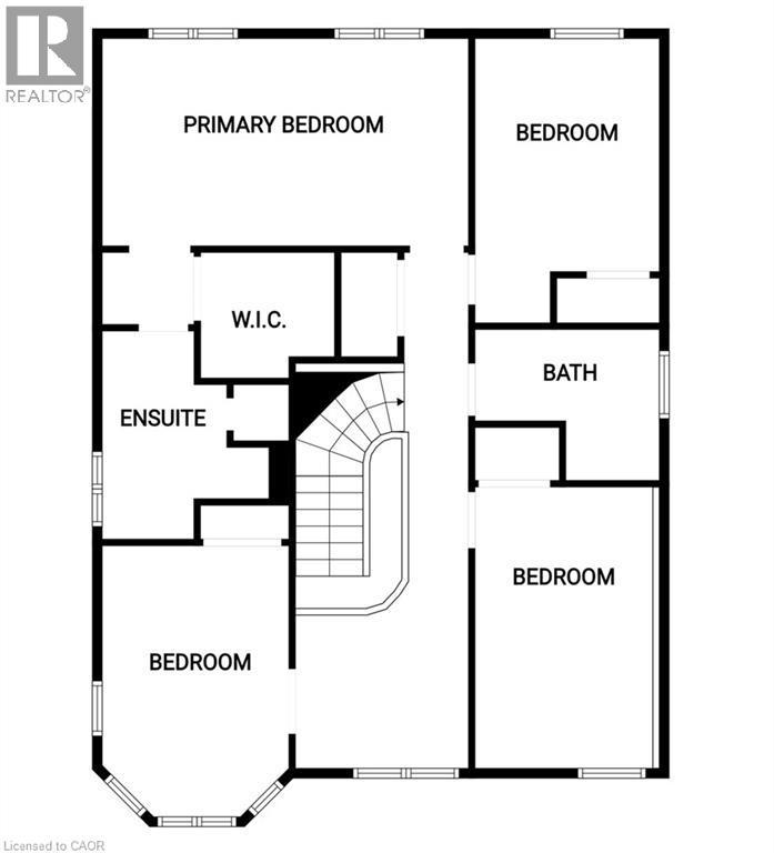 Floor plan upper level - 470 Amanda Crescent, Burlington, ON - Other