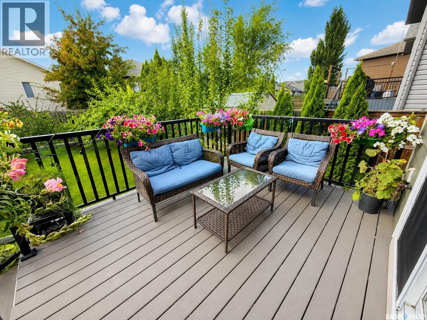 110 Chubb Cove, Saskatoon, SK - Outdoor With Deck Patio Veranda With Exterior