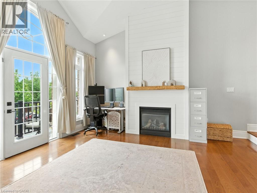 200 Giddings Crescent, Milton, ON - Indoor Photo Showing Living Room With Fireplace