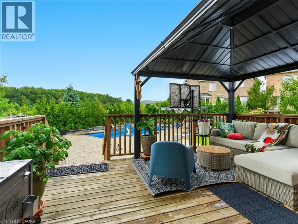 200 Giddings Crescent, Milton, ON - Outdoor With In Ground Pool With Deck Patio Veranda With Exterior