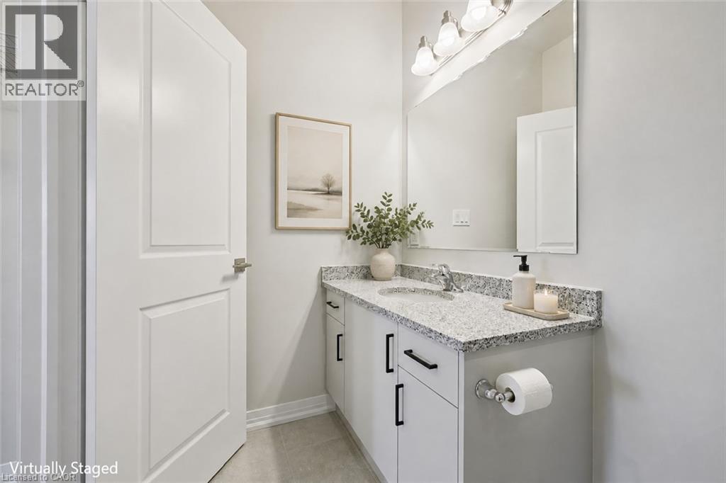 Virtually Staged - 525 Erinbrook Drive Unit# B046, Kitchener, ON - Indoor Photo Showing Bathroom