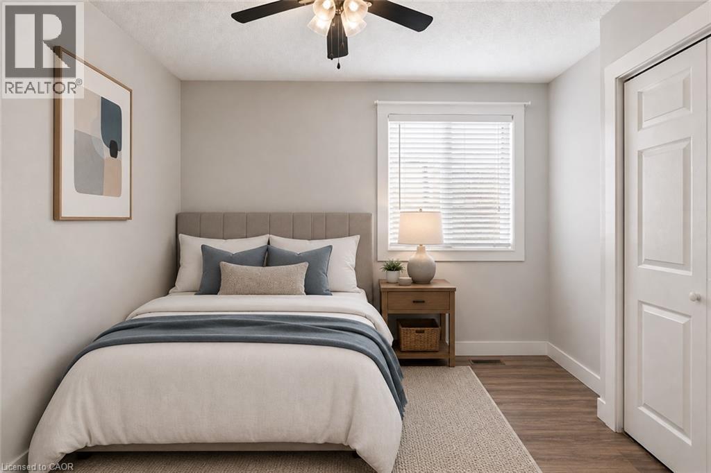 Virtually Staged - 24 Hill Street, Hamilton, ON - Indoor Photo Showing Bedroom