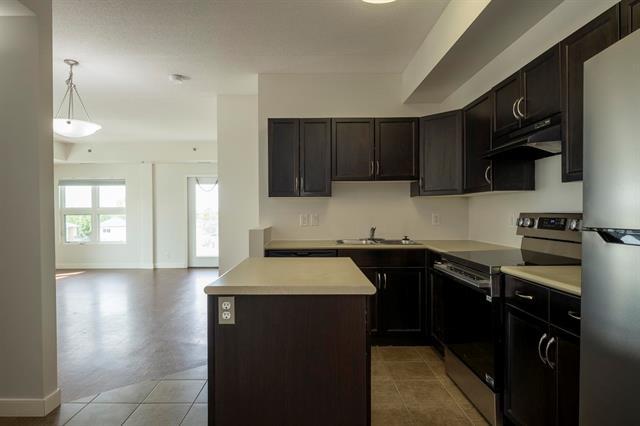 403-40 Shore St, Winnipeg, MB - Indoor Photo Showing Kitchen With Double Sink