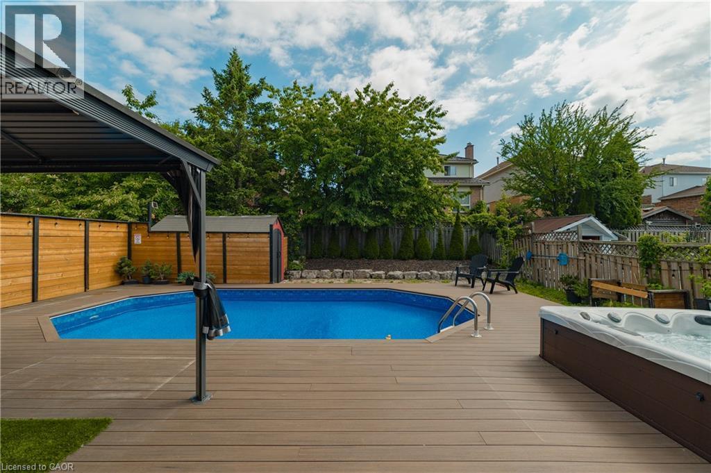 22 Driftwood Drive, Kitchener, ON - Outdoor With In Ground Pool