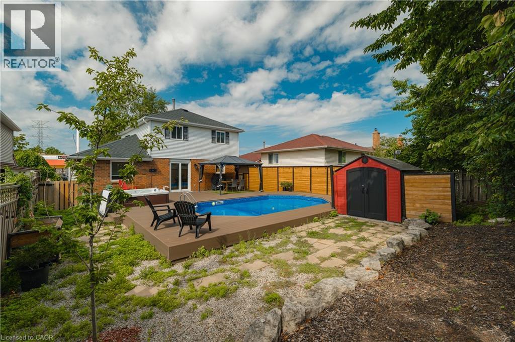22 Driftwood Drive, Kitchener, ON - Outdoor With In Ground Pool