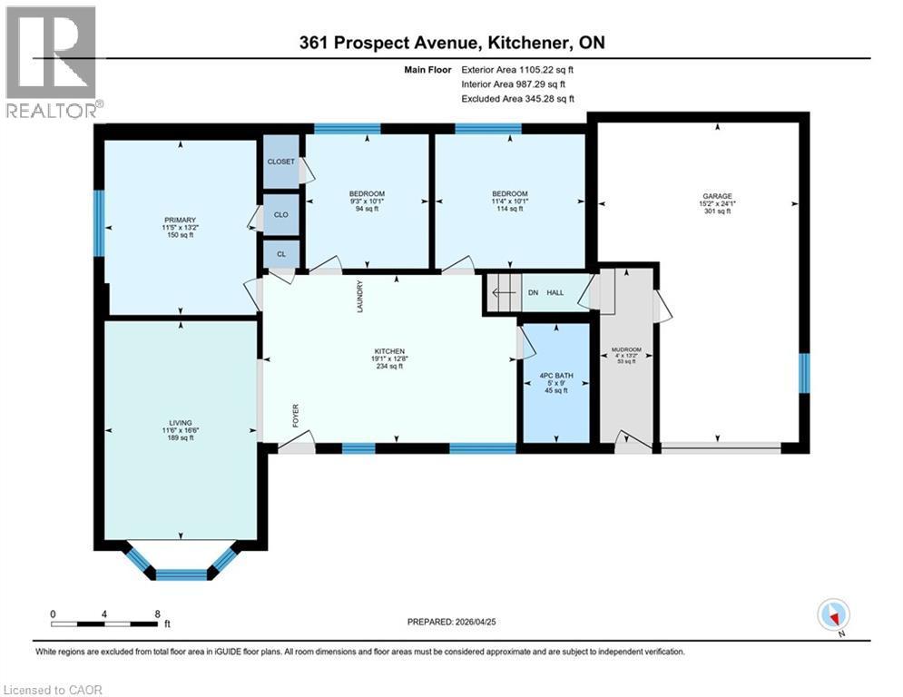 Floor plan - 361 Prospect Avenue, Kitchener, ON - Other