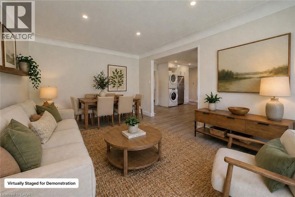 AI-generated for demonstration purposes only - 361 Prospect Avenue, Kitchener, ON - Indoor Photo Showing Living Room