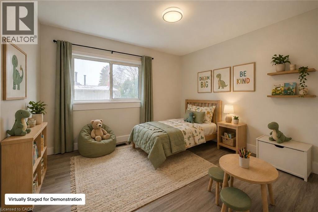 AI staged for demonstration purposes only - 361 Prospect Avenue, Kitchener, ON - Indoor Photo Showing Bedroom