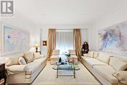 Combined Living&Dining Rooms W Coffered Ceilings - 