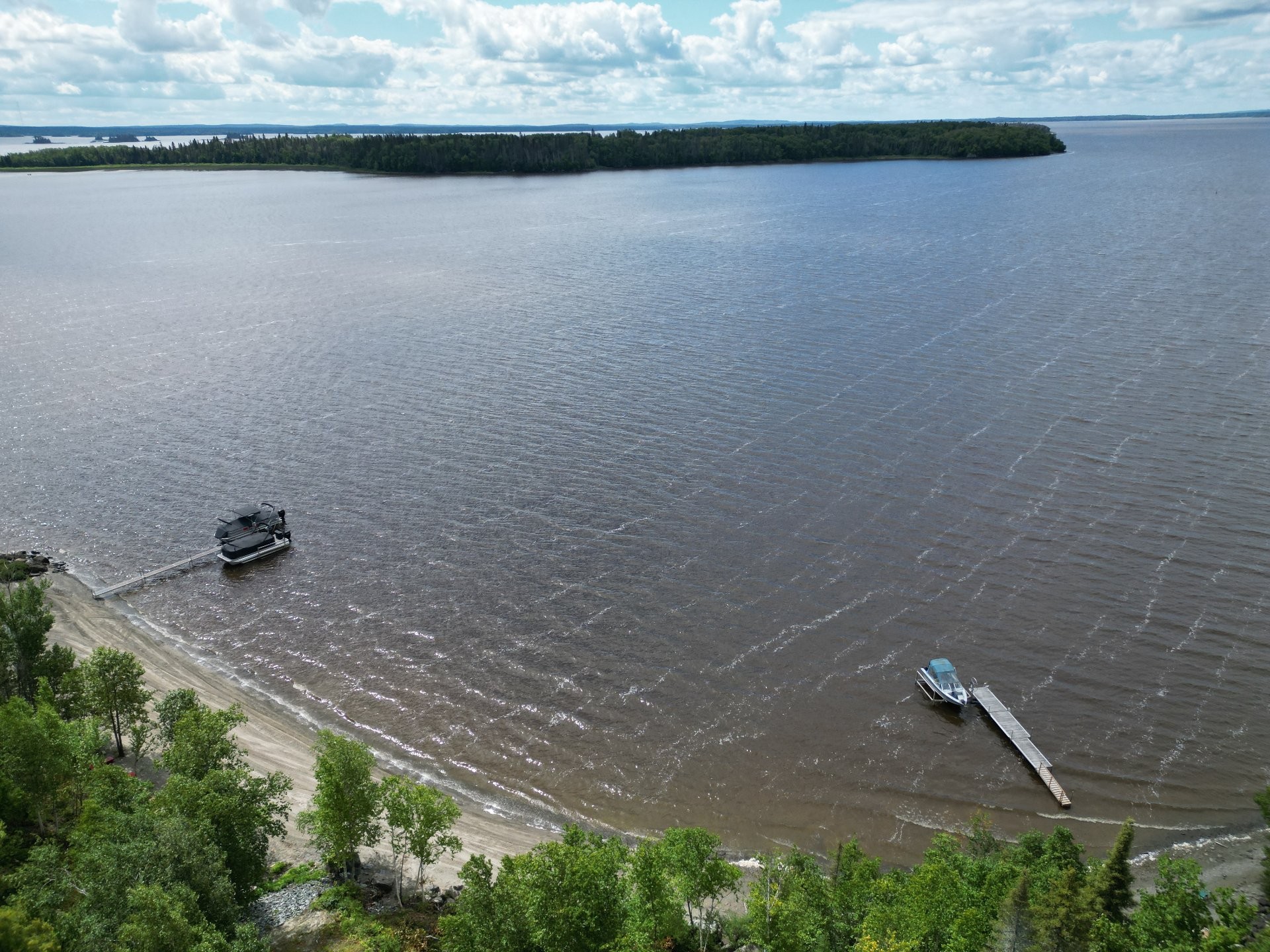 Aerial View - 7 Ch. Proulx, Val-D'Or, QC - Outdoor With Body Of Water With View