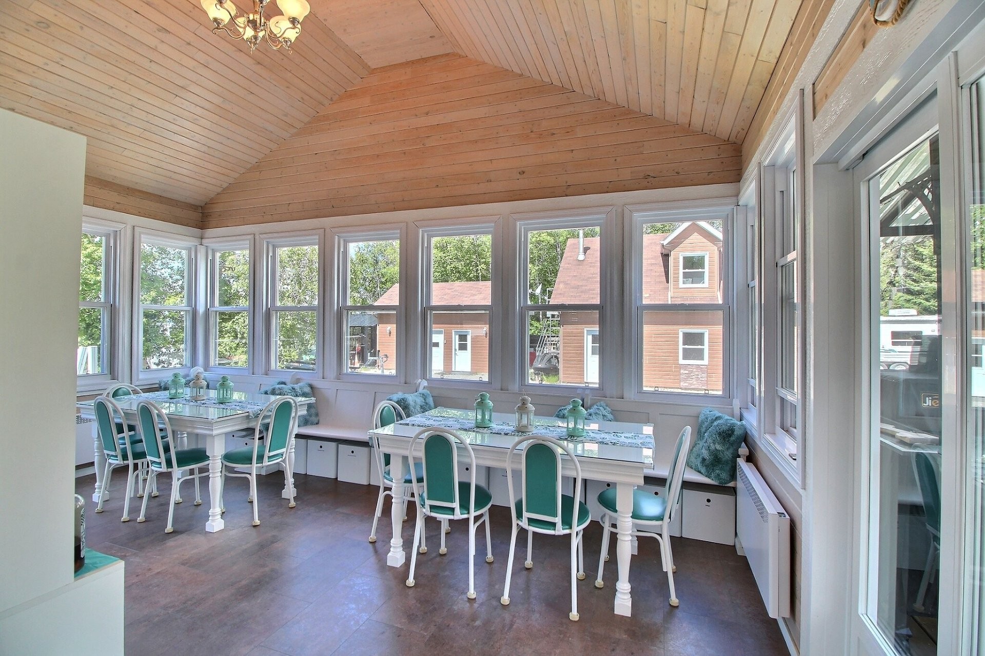 Veranda - 7 Ch. Proulx, Val-D'Or, QC - Indoor Photo Showing Dining Room