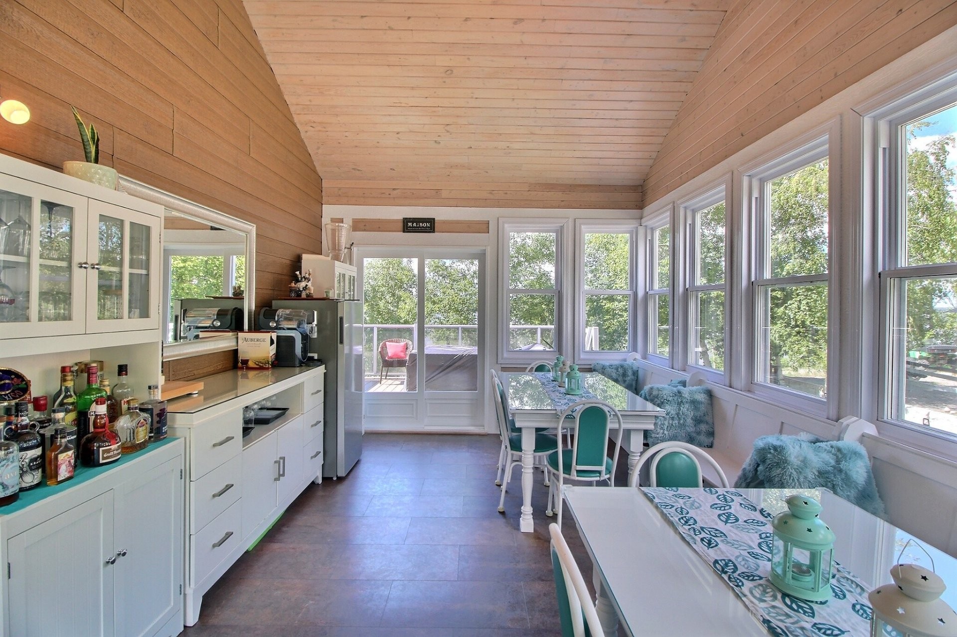 Veranda - 7 Ch. Proulx, Val-D'Or, QC - Indoor Photo Showing Dining Room