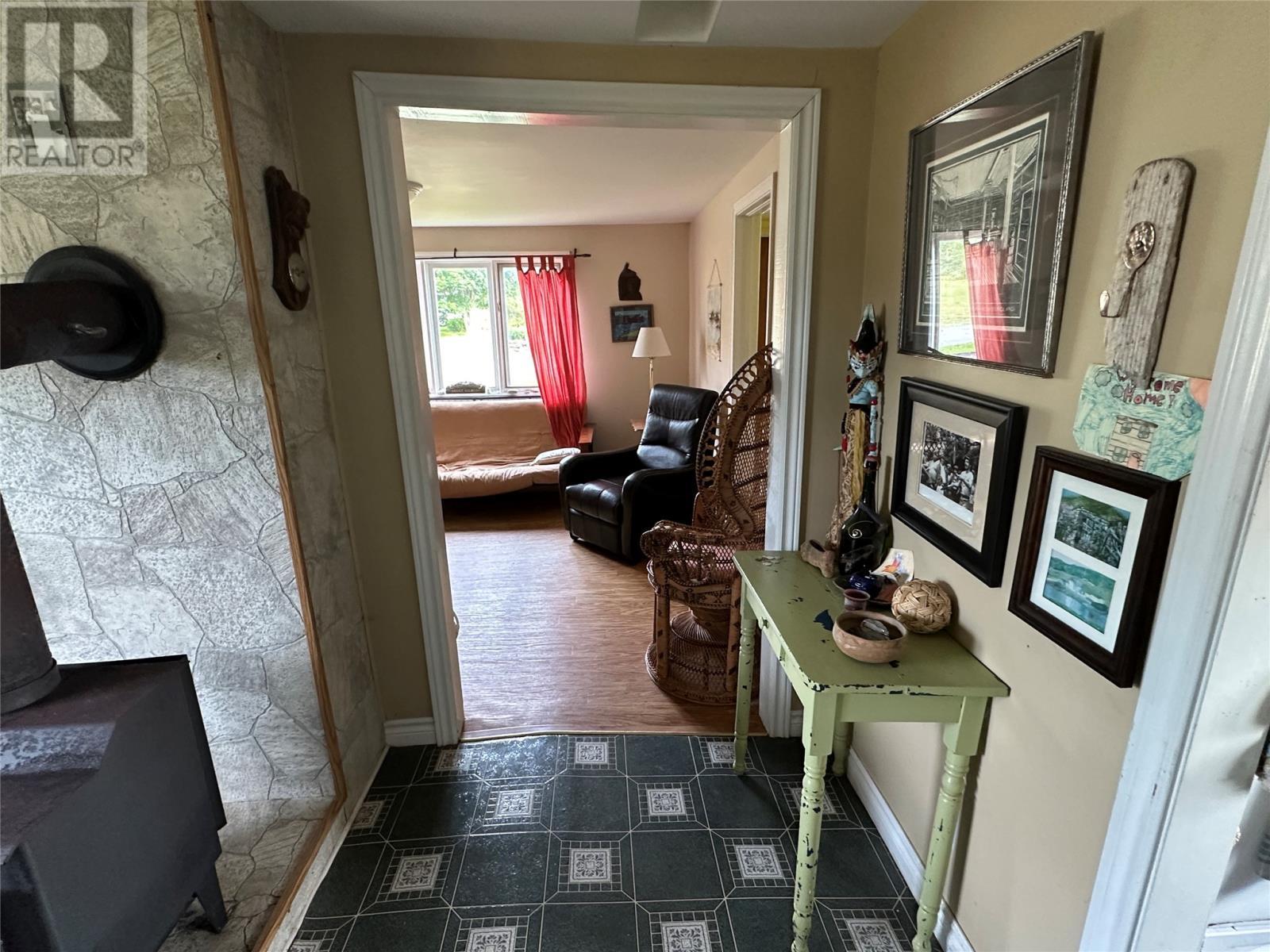 32 Marsh Road, Hants Harbour, NL - Indoor With Fireplace
