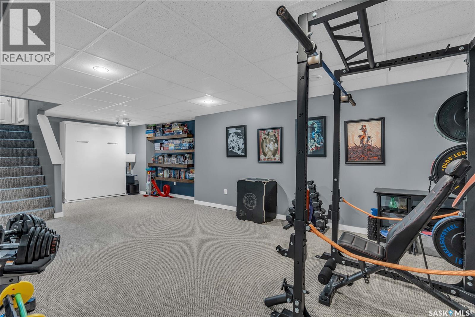 26 Fyfe Street, Regina, SK - Indoor Photo Showing Gym Room