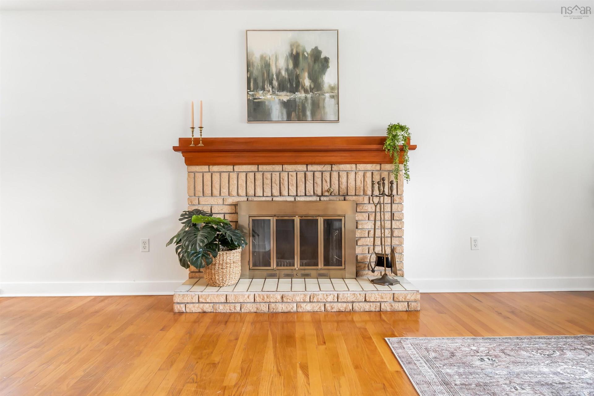 32 Swan Crescent, Halifax, NS - Indoor Photo Showing Living Room With Fireplace