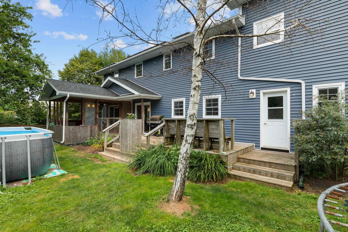 53 Parkside Drive, Charlottetown, PE - Outdoor With Above Ground Pool With Deck Patio Veranda