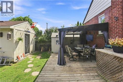 111 Sharon Avenue, Hamilton, ON - Outdoor With Deck Patio Veranda With Exterior
