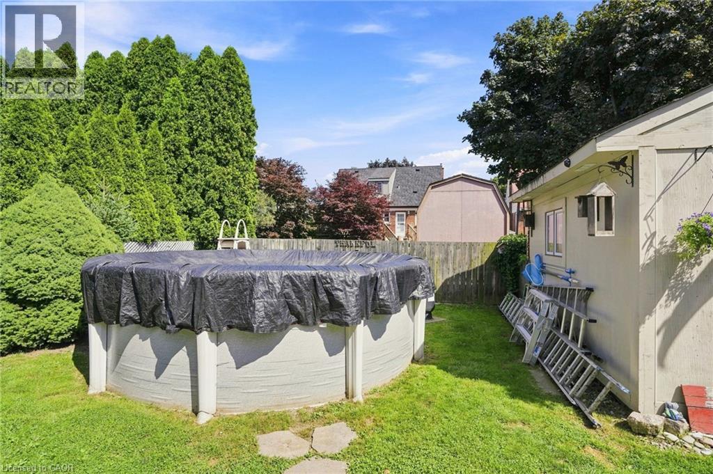 111 Sharon Avenue, Hamilton, ON - Outdoor With Above Ground Pool