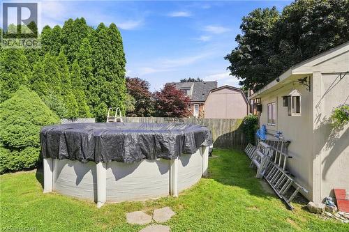 111 Sharon Avenue, Hamilton, ON - Outdoor With Above Ground Pool