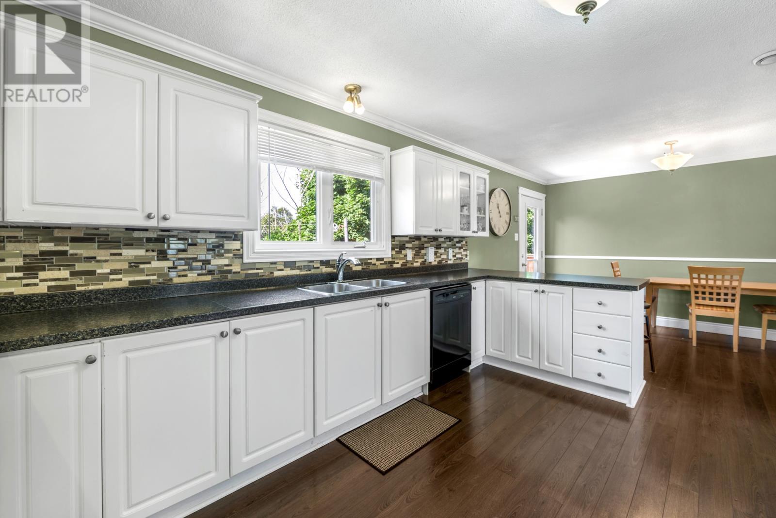 12 Riverview Place, Torbay, NL - Indoor Photo Showing Kitchen With Double Sink