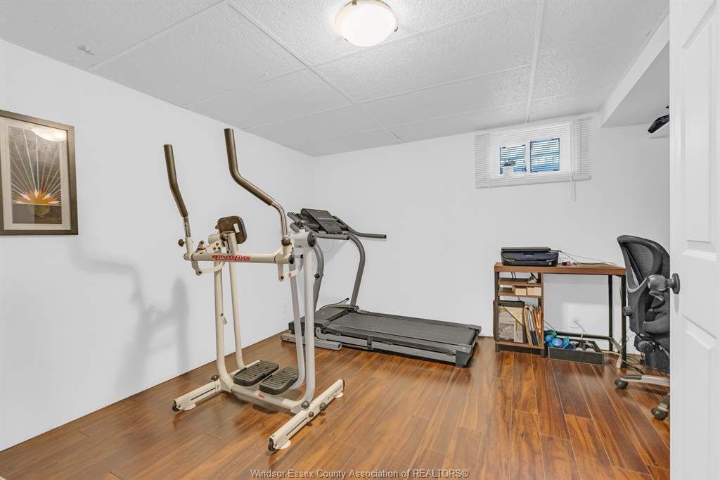 22 Danforth, Leamington, ON - Indoor Photo Showing Gym Room