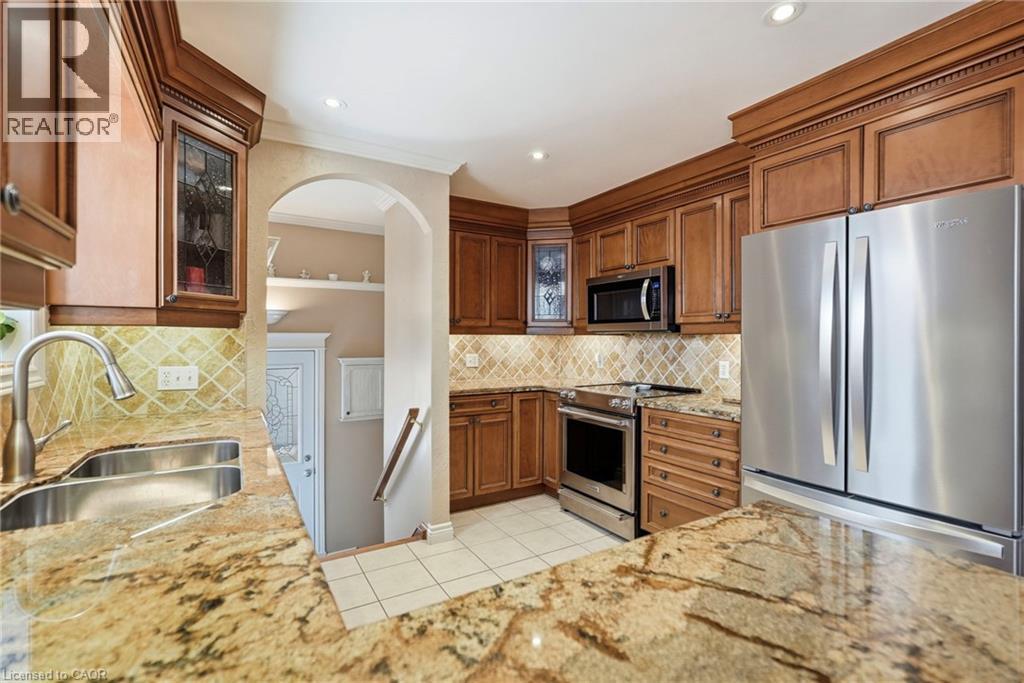 3 Mitchell Avenue, Hamilton, ON - Indoor Photo Showing Kitchen With Double Sink